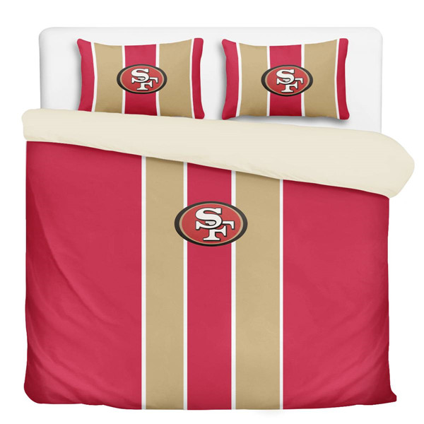 San Francisco 49ers 3-Pieces Full Bedding 002